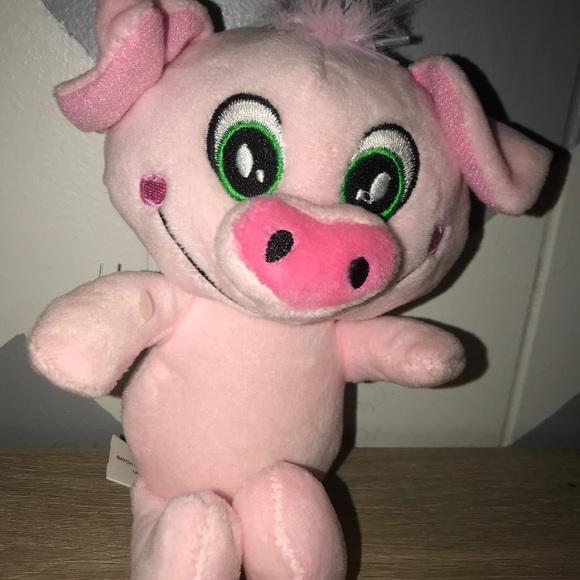 ‘Don’t go bacon my heart’ mug and plush animal set - Picture 3 of 5